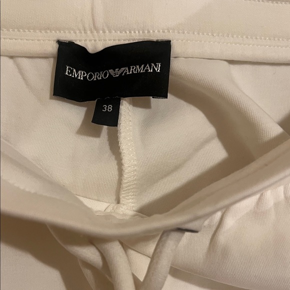 Emporio Armani Women's Cream Joggers, Sz 38, NWOT - Picture 6 of 8